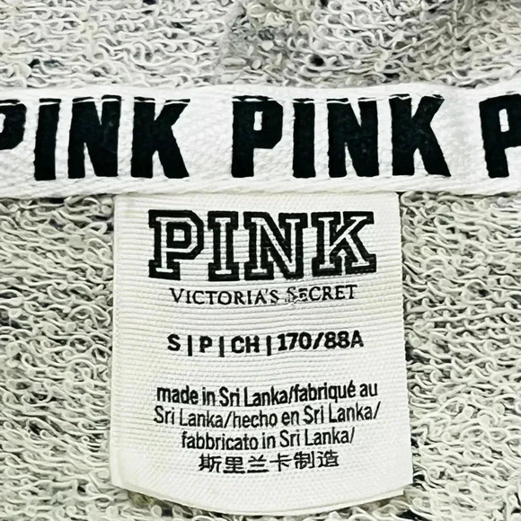 Pink crop hoodie size small - Picture 3 of 6